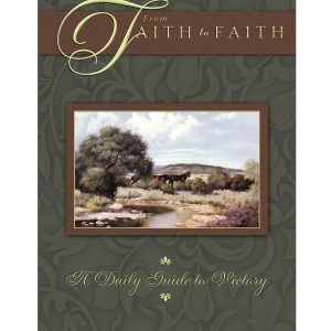 From Faith to Faith Green Male Cover Hardback Daily Devotional
