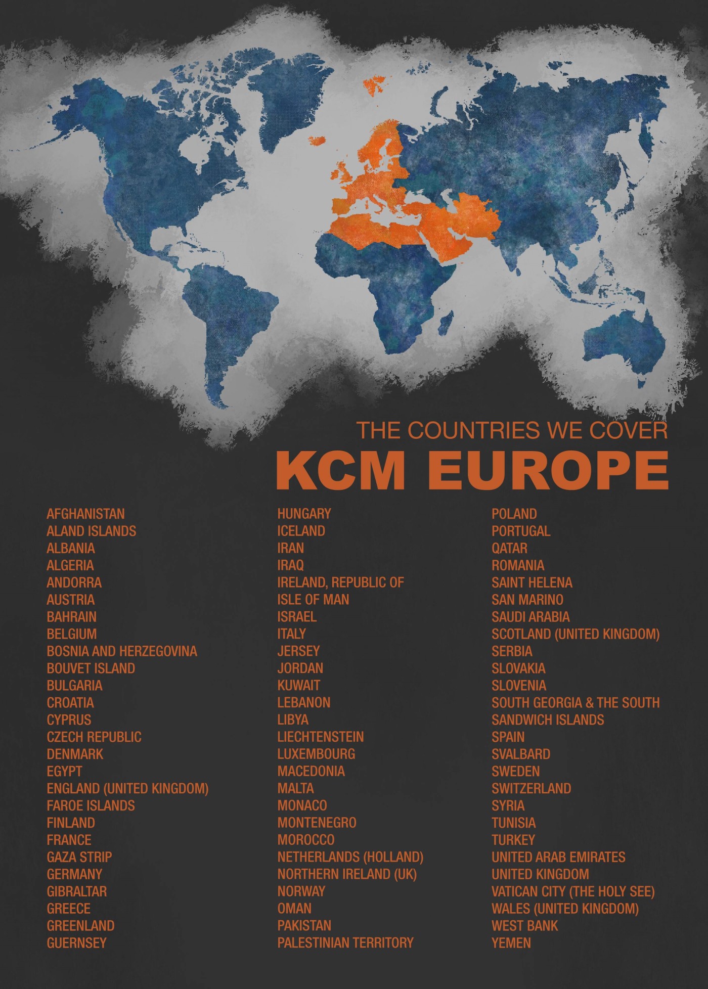 KCM EU Countries Portrait Map