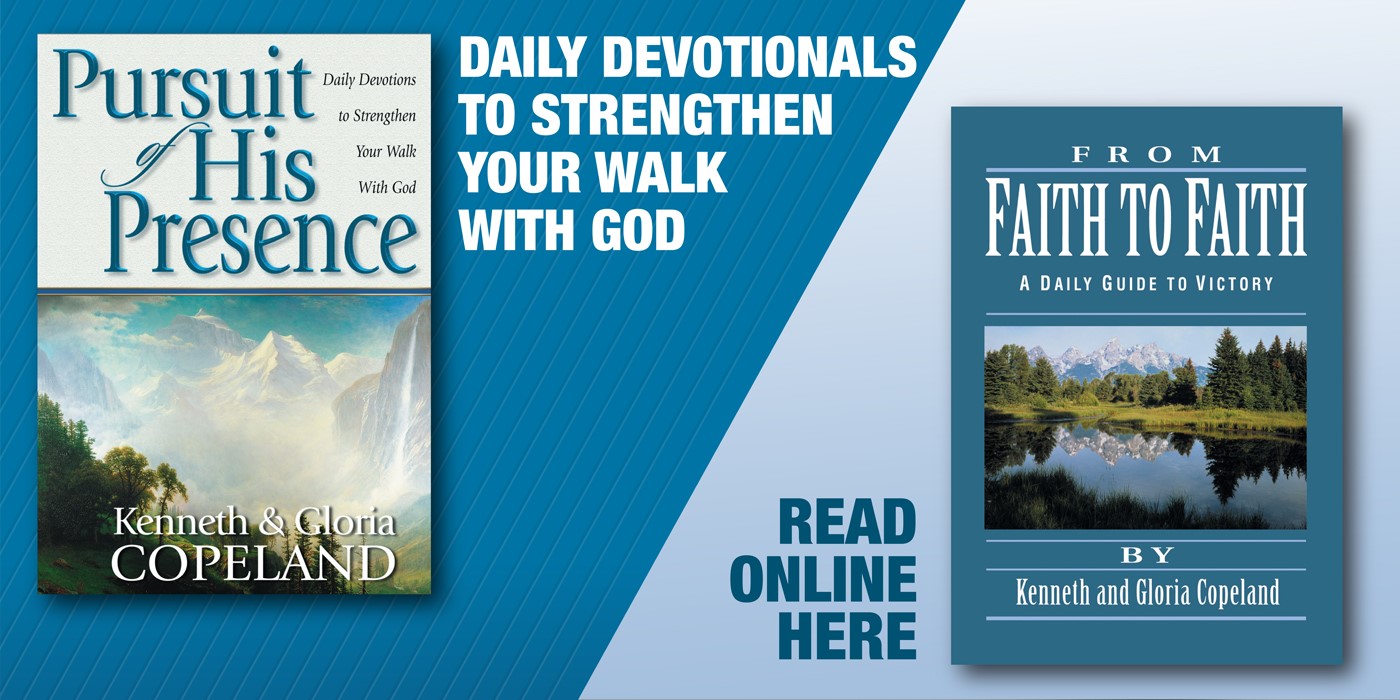 Faith To Faith, Pursuit of His Presence Devotional Link Image